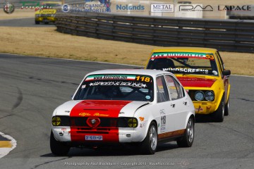 Hendriks and Kernes battled all race long