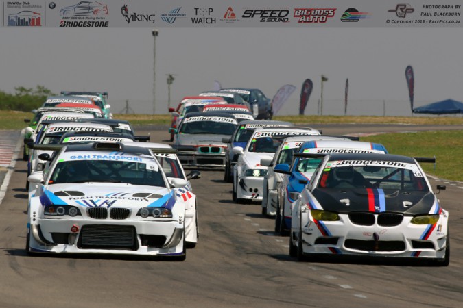 An impressive sight in any petrol head’s eyes at the start of the first race