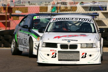Strohm made an impressive return and had a close battle with Woest in both races