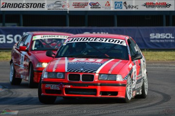 Ball relished in the new found power of his car to take the double in class D