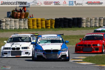 Darren Winterboer claimed the double in class A in the Bridgestone BMW Club Racing Series