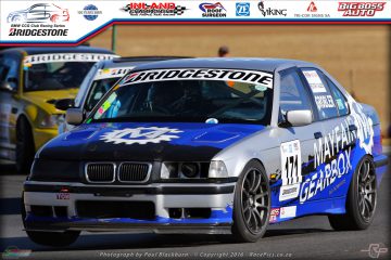 Grobler was on a charge in the second race