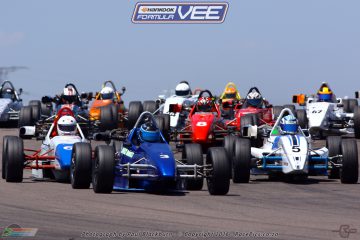 The close wheel-to-wheel racing expected from the Hankook Formula Vee