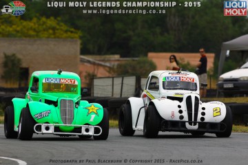 Robertson and Fourie were closer than ever in race one