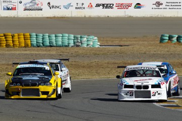 An action packed opening lap saw the field jostling for position through the first few corners