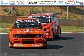 Loureiro brothers in their beautifully branded Jägermeister cars